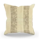 کوسن مربعی پتینه شاین موازی کرم نسکافه ای