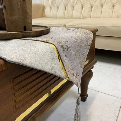 رانر طرح ترکیبی پتینه طوسی بژ مخمل طوسی ابروبادی مات