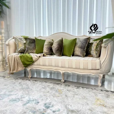 ست کوسن 7 عددی طرح کهکشان مخمل سبز