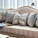 ست کوسن 7 عددی طرح ماریتا آبی آسمانی