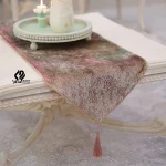 رانر طرح کهکشان مخمل نسکافه ای گلهبی