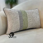 کوسن مستطیل ترکیبی زمرد فیلی و سبز سدری