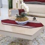 رانر 90*35 طرح زمرد طوسی زرشکی