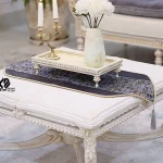 رانر طرح دیبا مخمل طوسی تیره