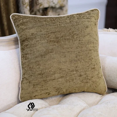 کوسن مربعی ساده ایران شتری زیتونی