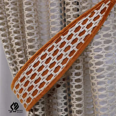 هولدر پرده و گل میخ دانتل نارنجی