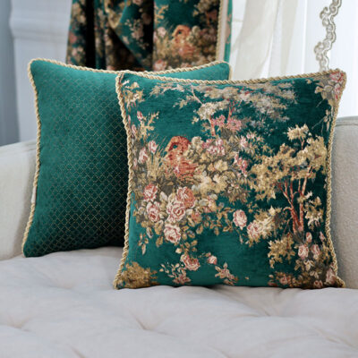 ست کوسن فلورا سبز