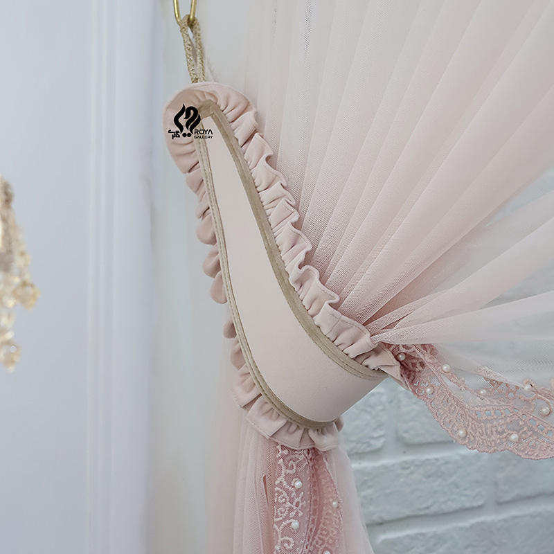 هولدر پرده شهرزاد صورتی هولدر پرده شهرزاد صورتی