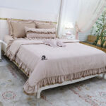 ست روتختی صورتی نسکافه ای