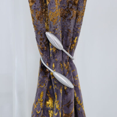 هولدر پرده حالت‌پذیر نقره ای