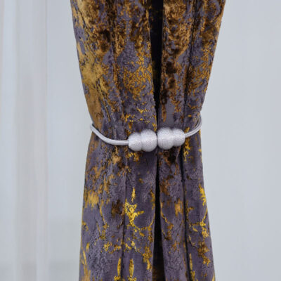 هولدر پرده مگنتی مدل کندو طوسی