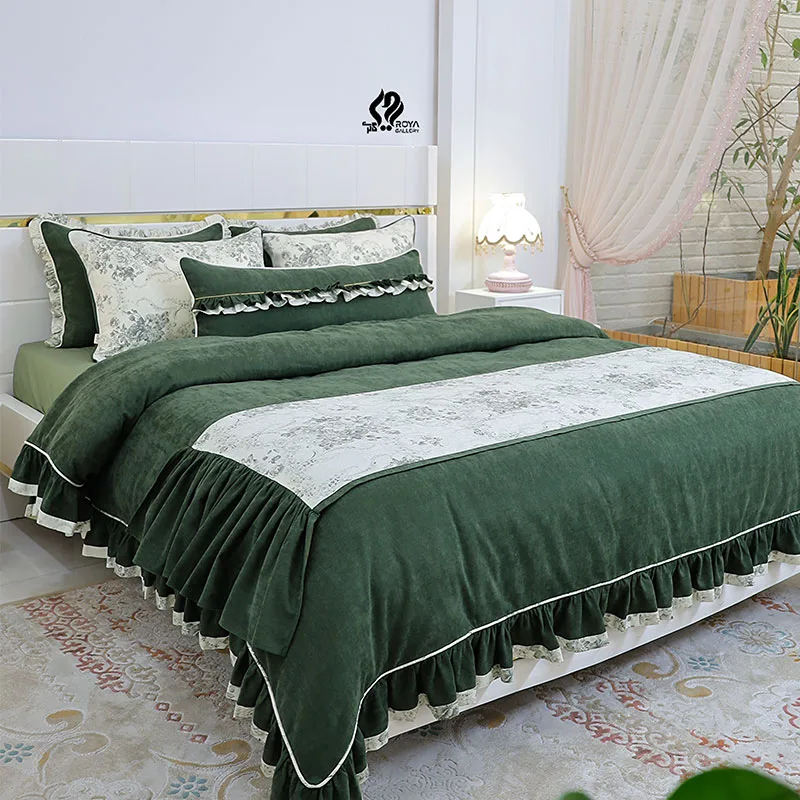 ست روتختی بهشت سبز کرم ست روتختی بهشت سبز کرم