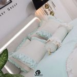 ست روتختی شاهدخت سبزآبی کرم